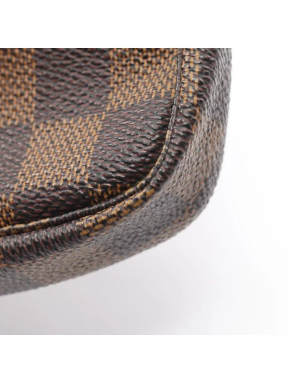 Louis Vuitton Handbag Mini Pochette Accessoires Damier Ebene Leather